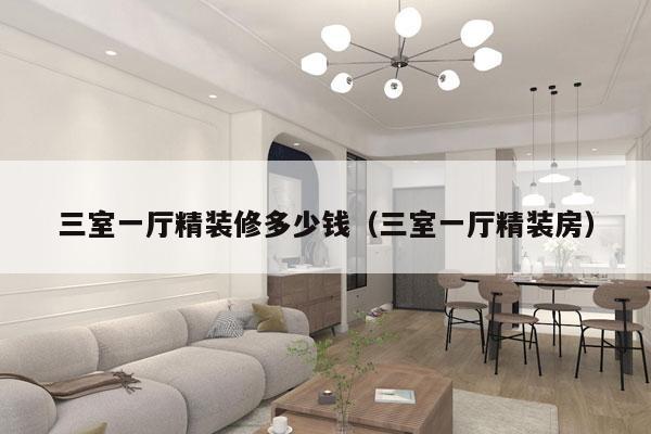 三室一厅精装修多少钱（三室一厅精装房）