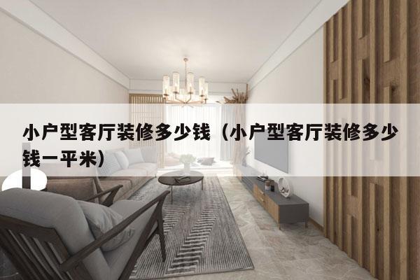 小户型客厅装修多少钱（小户型客厅装修多少钱一平米）
