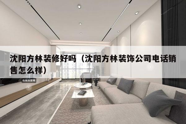 沈阳方林装修好吗（沈阳方林装饰公司电话销售怎么样）