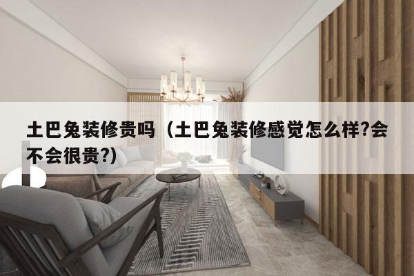 土巴兔装修贵吗（土巴兔装修感觉怎么样?会不会很贵?）