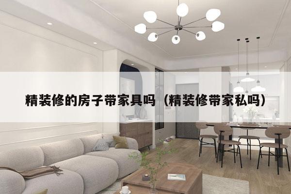 精装修的房子带家具吗（精装修带家私吗）