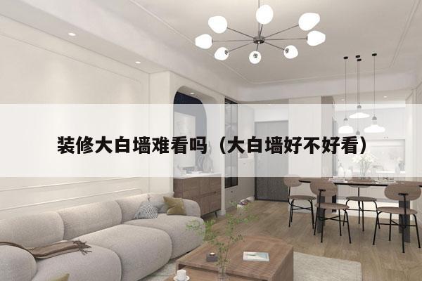 装修大白墙难看吗（大白墙好不好看）