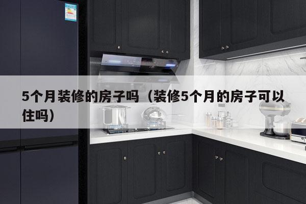 5个月装修的房子吗（装修5个月的房子可以住吗）