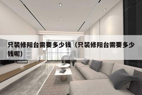 只装修阳台需要多少钱(只装修阳台需要多少钱呢)