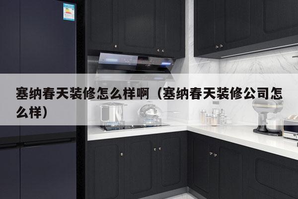塞纳春天装修怎么样啊（塞纳春天装修公司怎么样）