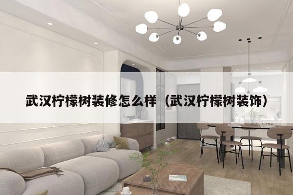 武汉柠檬树装修怎么样（武汉柠檬树装饰）