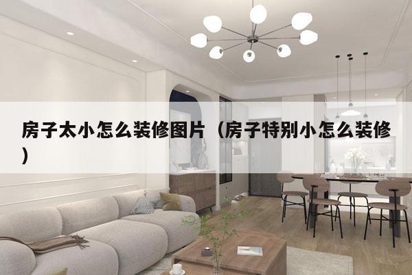 房子太小怎么装修图片（房子特别小怎么装修）