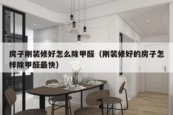 房子刚装修好怎么除甲醛（刚装修好的房子怎样除甲醛最快）
