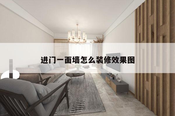 进门一面墙怎么装修效果图