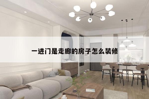 一进门是走廊的房子怎么装修
