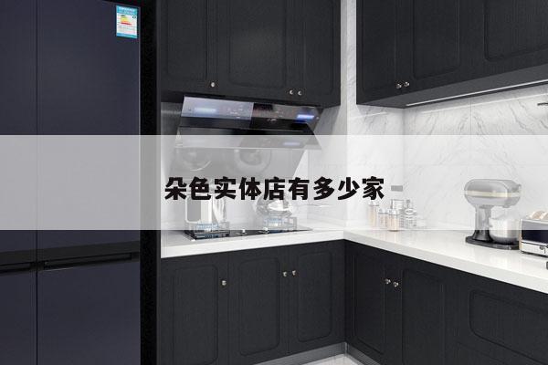朵色实体店有多少家