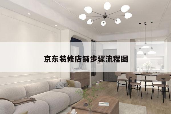 京东装修店铺步骤流程图
