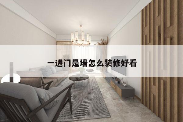 一进门是墙怎么装修好看