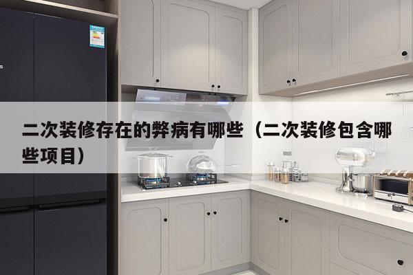 二次装修存在的弊病有哪些（二次装修包含哪些项目）